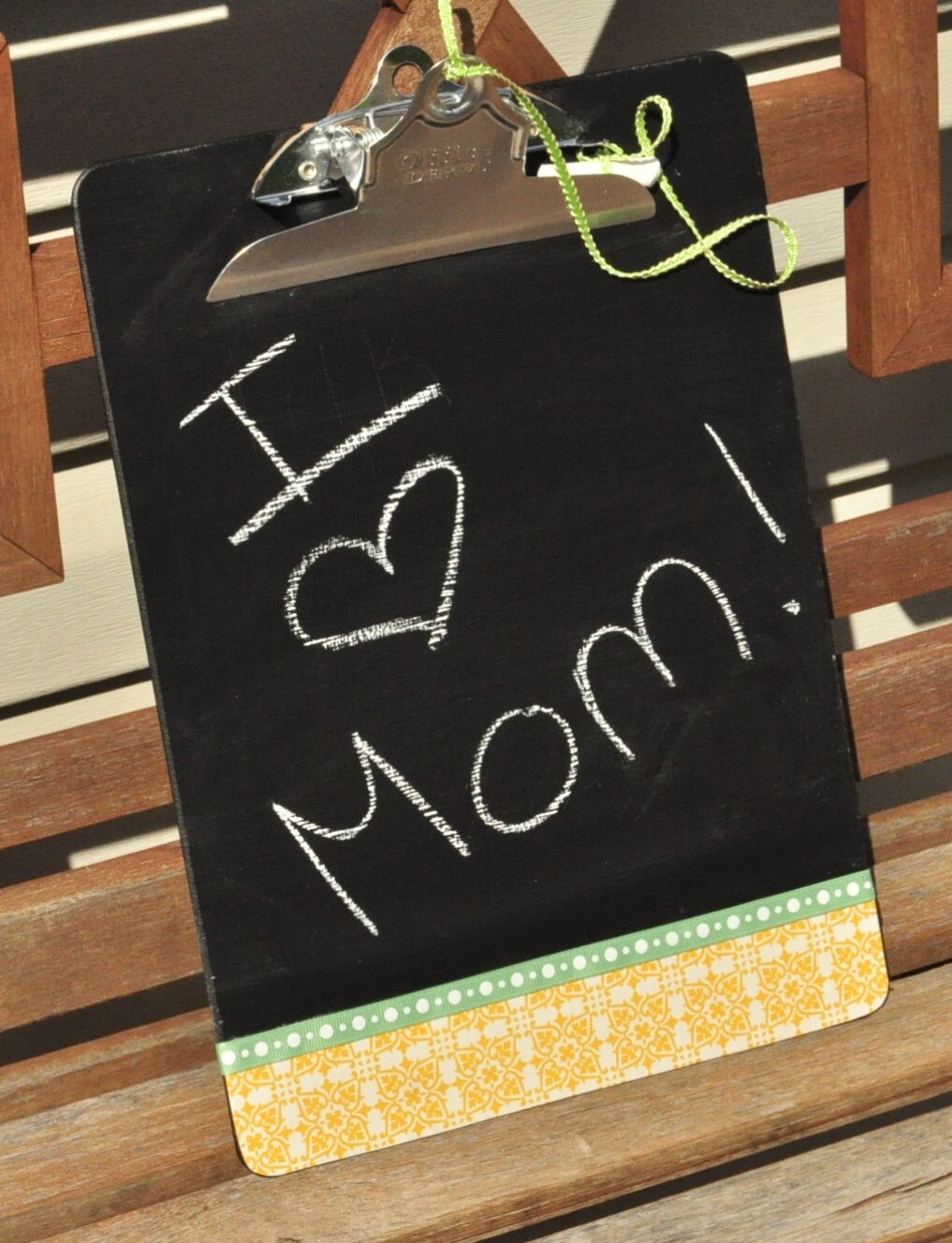 Items similar to Too Cute Clipboard Chalkboard on Etsy