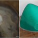 VINTAGE GREEN ENAMEL REED AND BARTON 241 SMALL BOWL