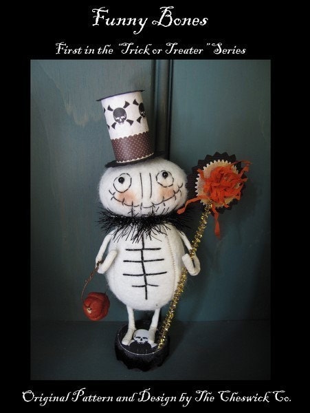 Halloween Funny Bones  Trick or Treaters KIT by cheswickcompany