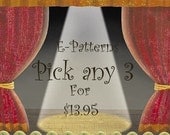Pick Any 3 E Patterns You Would Like by cheswickcompany