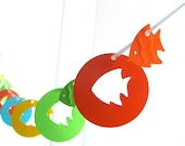 6 Foot - Tropical Fish Garland - available in your choice of colors  -  Party Banner Garland perfect for Parties, Bridal or Baby Showers