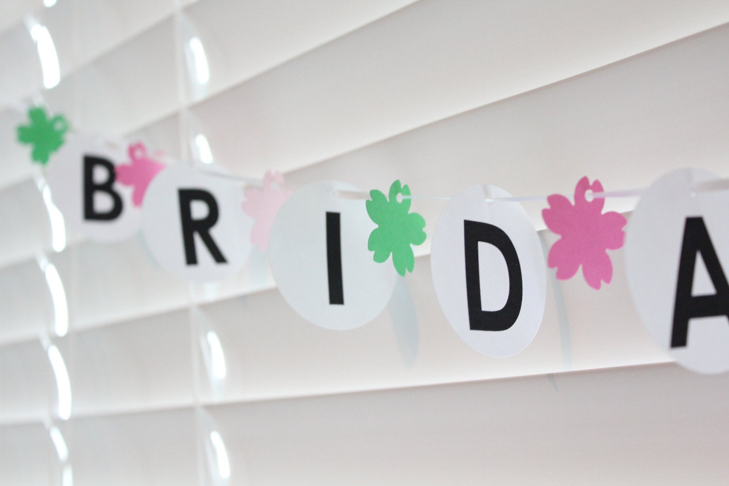 6 Foot - Bridal Shower Cherry Blossom Garland - available in your choice of colors