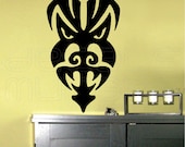 Wall decals TRIBAL MASK wall tattoo Vinyl stickers interior decor by Decals Murals (13x22)