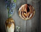 Squid - Decoupage Under Glass Plate.
