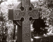 5x7 Print - High Cross in Black and White