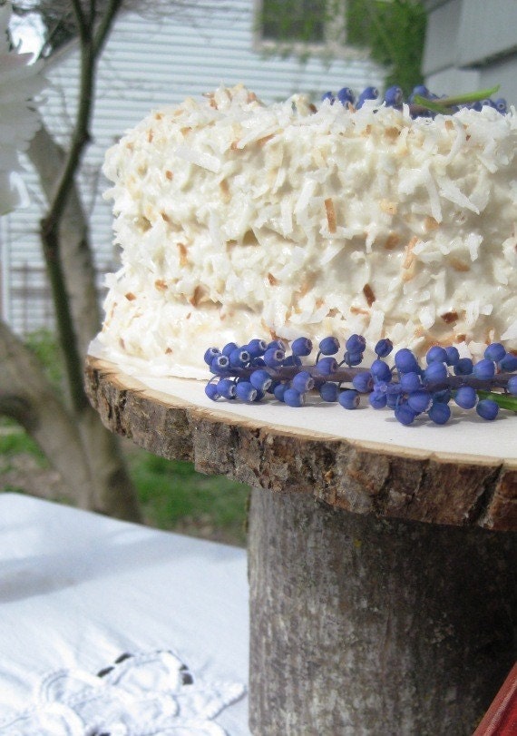Wood Cake Stand - Large