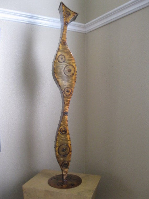 Abstract Free standing Sculpture by Holly Lentz by onlyart76