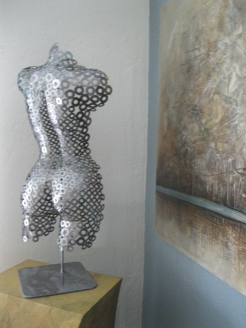 Abstract Free standing Sculpture by Holly Lentz