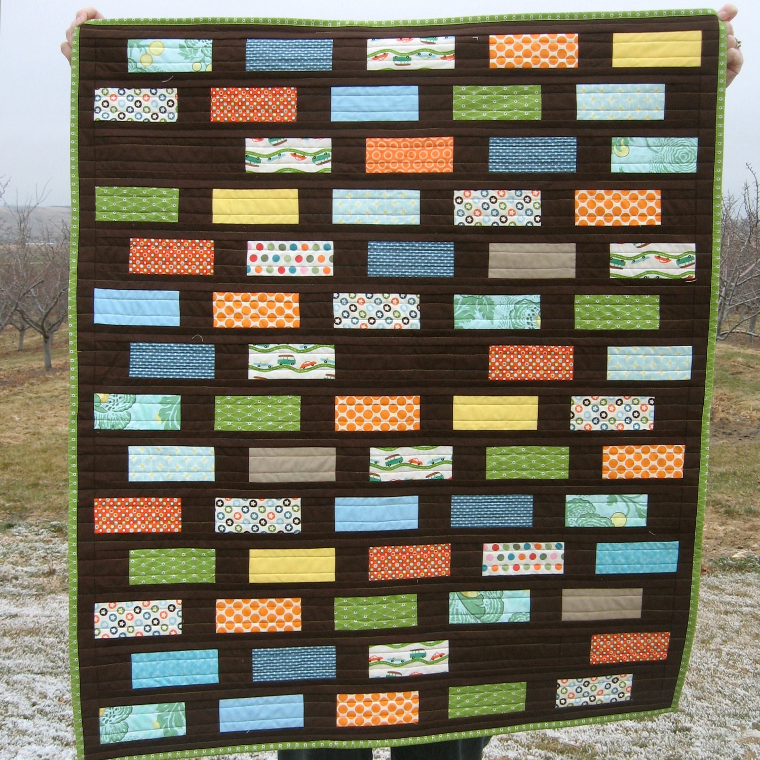 QUILT, Riley Blake Boy Crib Baby Quilt
