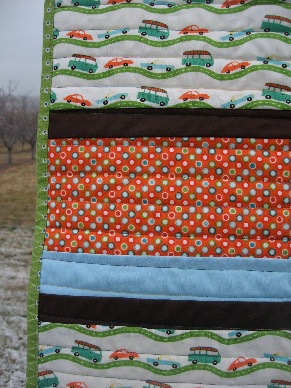 QUILT, Riley Blake Boy Crib Baby Quilt