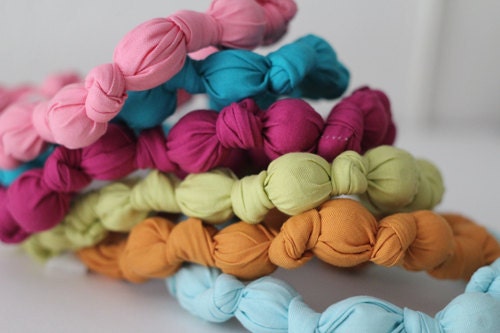 knotted statement necklace / beaded teething nursing necklace -- the sugar collection (pick your color)