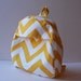 toddler backpack -- chunky chevron in sunshine