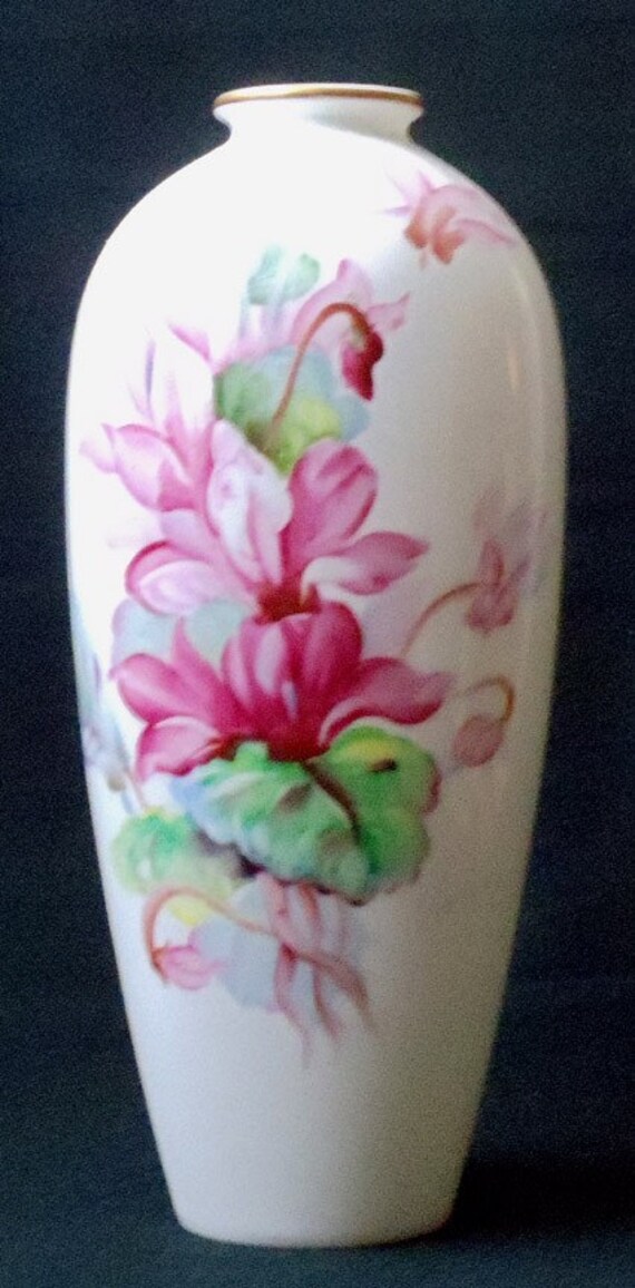 Vintage Noritake Bone China Vase by PlumsMom on Etsy