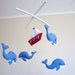 Blinky the Happy Blue Whale and Friends Baby Mobile
