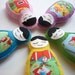 Retro Farmyard Matryoshka (Russian Doll) Baby Mobile - Cot Mobile with retro Farmyard Fabric Tummy - Ready to ship now.