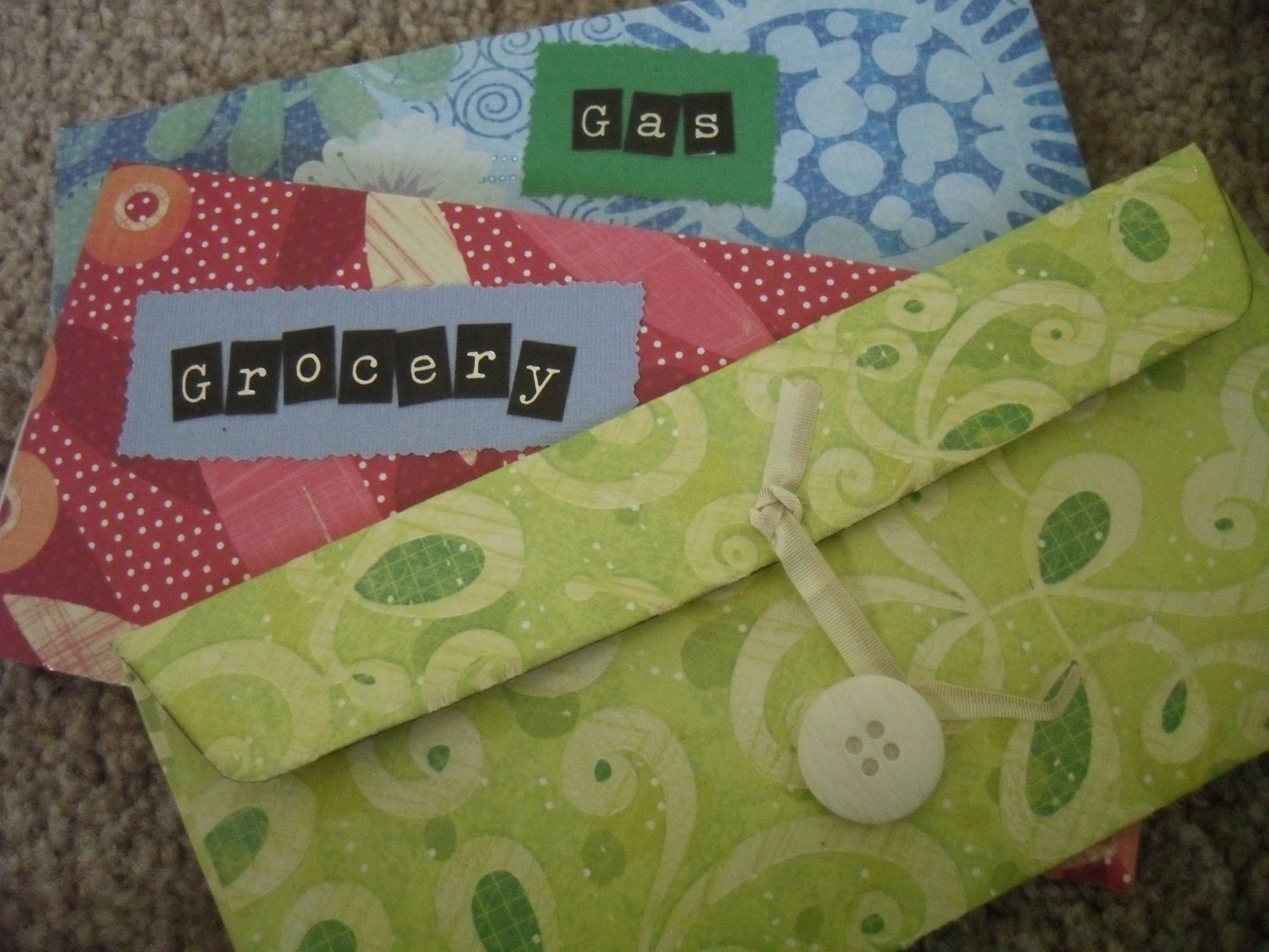 Custom Cash Envelope for budgeting, cash gifts, collections, etc
