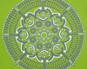 Large Print of Apple Green Mandala