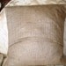 Pillow Cover French Script Canvas  and burlap  Pillow Slip by gathered comforts