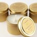 Aromatherapy Soy Candle- 2 oz travel gold tin - Vitality -