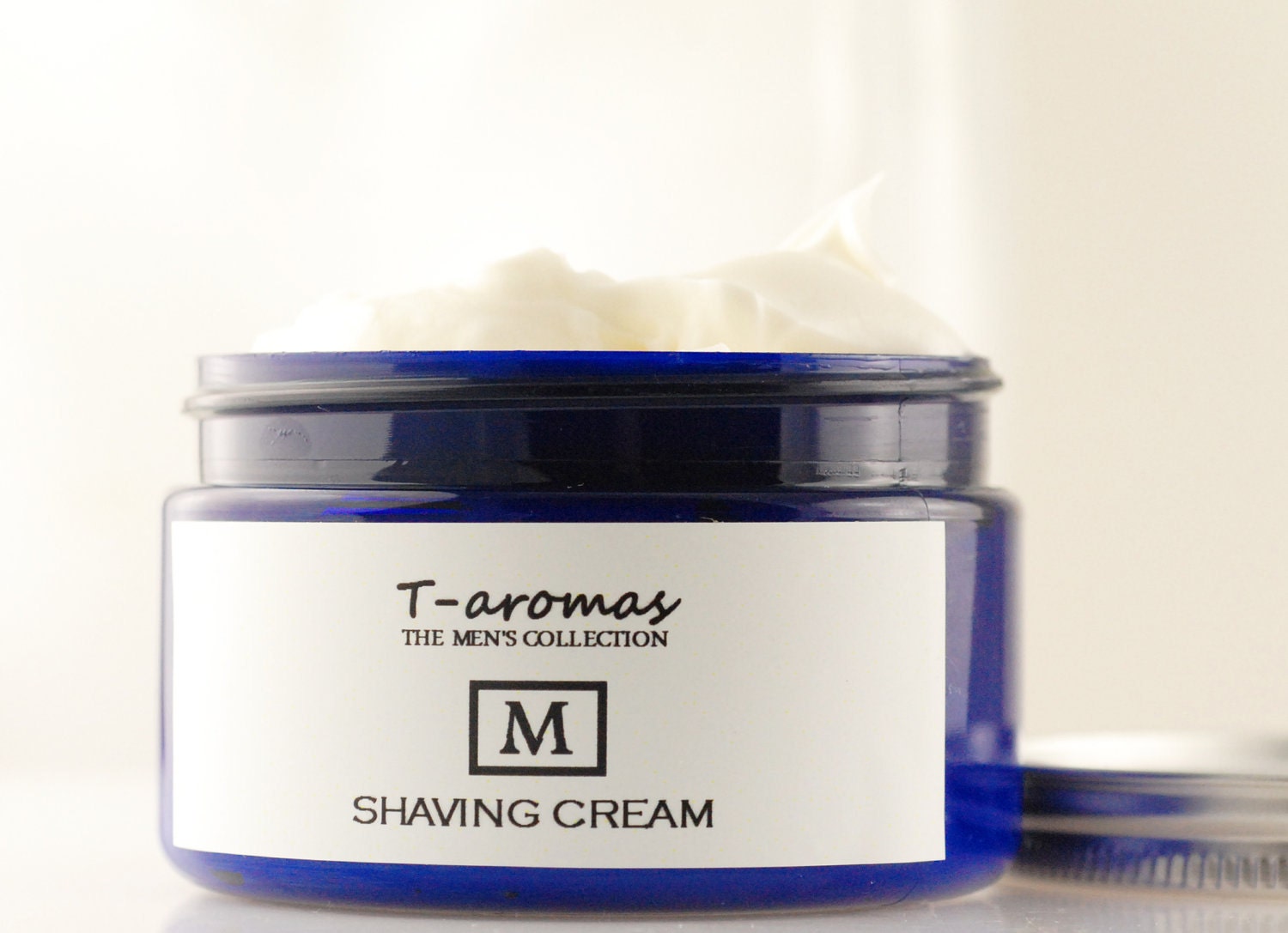 Mens Shaving Cream- 75% organic - Fathers day gift - 4 oz.- The Mens Collection- Pick a scent