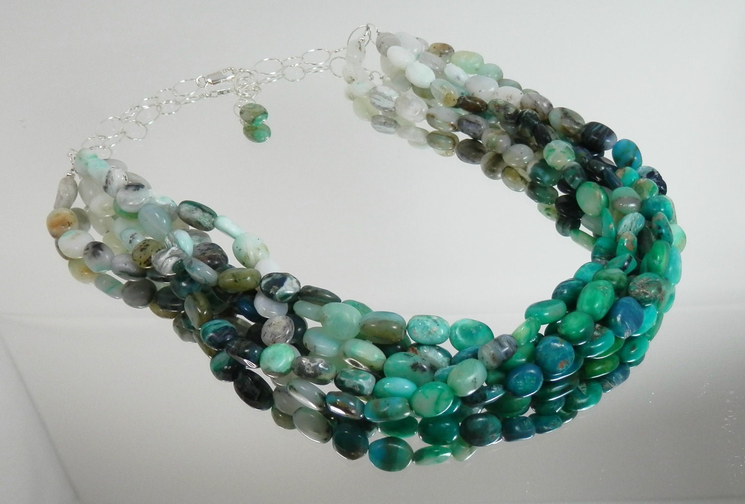 Breaking Waves VII- Peruvian Blue Opal