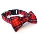 Bowtie Collar -Red preppy-