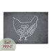 Chicken Butcher Diagram of a Hen -5x7 Print (featured in Charcoal) (Buy 3 and get One Free)