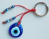 Evil Eye Handmade Glass Bead Key Chain