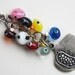 Pomegranate Colorful Evil Eye Car Mirror Charm Optical Angel Ornament
