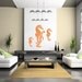 Nautical Seahorses Vinyl Wall Mural for Kids, Babies, Nurseries, Home Decor, Business or Dorm