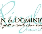 Couple, Party, Logo, Business Custom Monogram