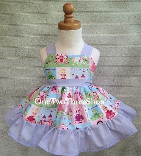 Custom Boutique Birthday Fairy Little Princess Jumper Dress 12 Months to 6 Years