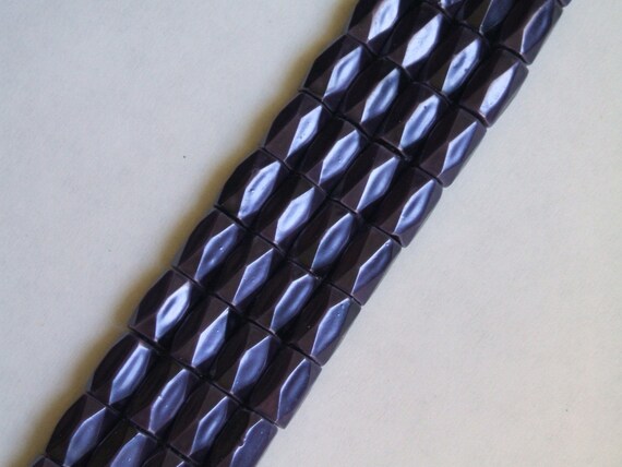 Magnetic Hematite Beads, 50 Purple Magnetic Hematite Beads