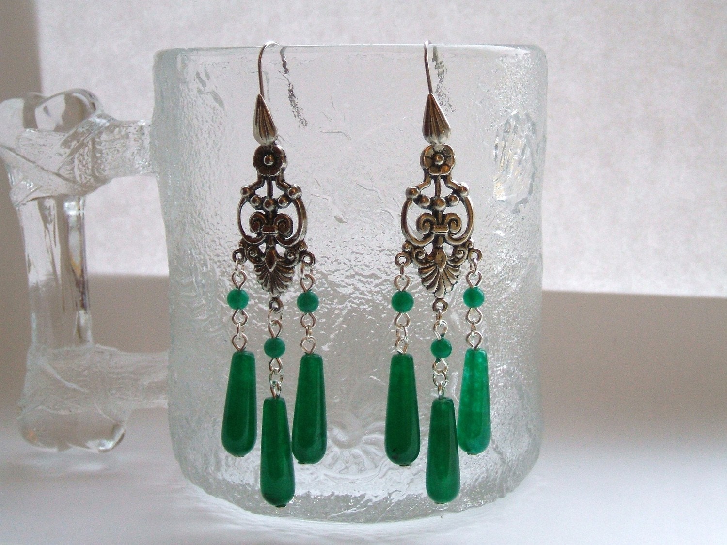 Emerald Gemstone Earrings