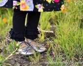 girl leggings Ruffled full length leggings PICK YOUR COLOR pants bottoms sizes 18months 2 3 4 5 6 7 8 9 10