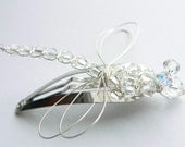 Crystal Dragonfly Hair Clip, Pin, Brooch or Bouquet Decoration - Wedding Bouquet Charm -  Dragonfly Jewelry - Tagt