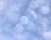 Abstract Photography Blue Bokeh Nursery/Child Room Fine Art Wall print 11x14 Rainbow Prism Bubbles Fantasy Imagine Living Room Decor