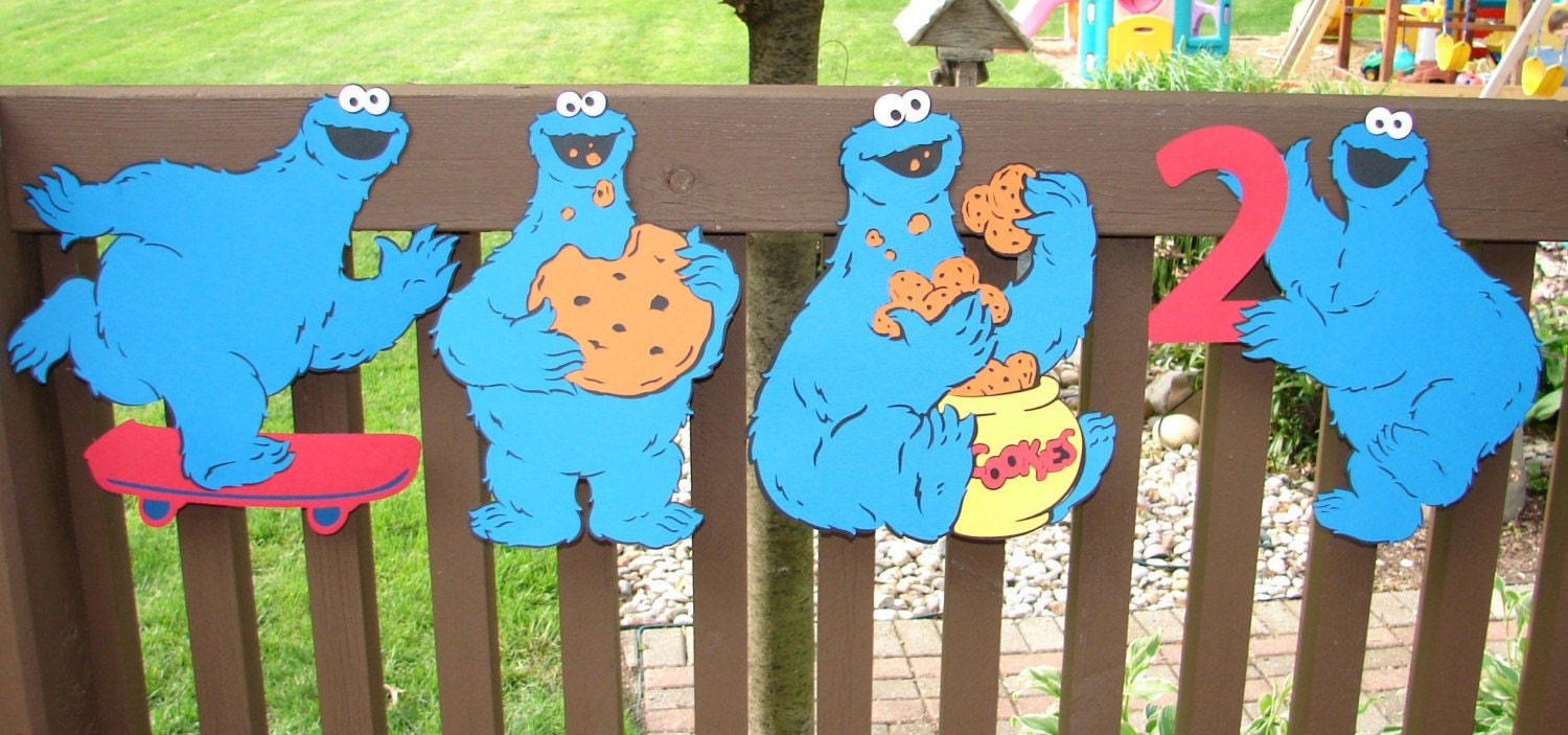 Cookie Monster Birthday Wall Decor