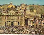 Vintage Postcards - Mexico Postcard La Villa De Guadalupe - Cathedral