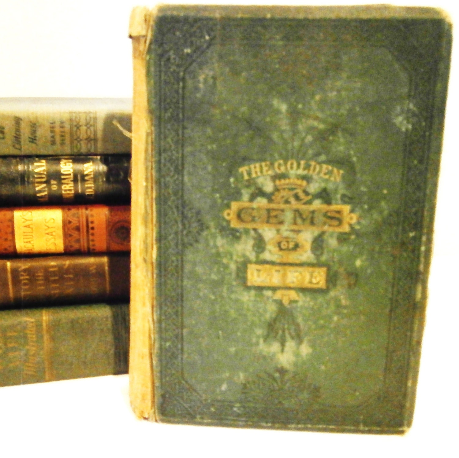 Vintage 1881 The Golden Gems Of Life book.