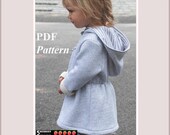 Olga Hoodie Girls Dress Pattern, SEWING PATTERNS for Children, Baby, Toddler, PDF, E Book, Tutorial