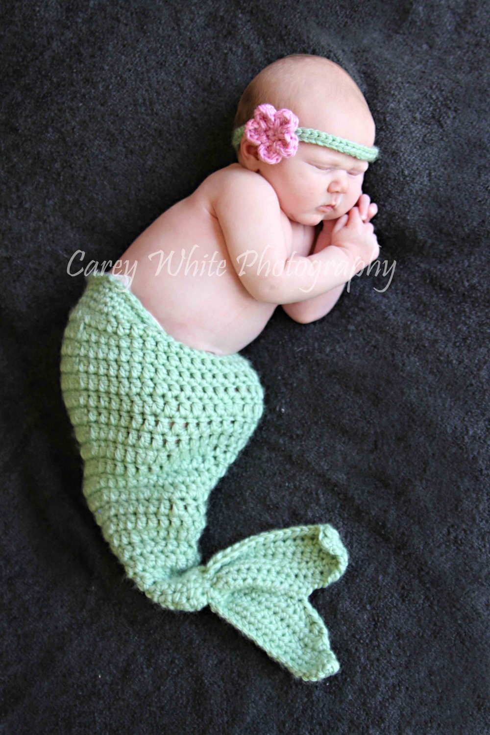 Mermaid Cocoon and Headband
