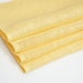 RESERVED Light yellow linen napkins, set of 8