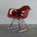 Eames for Herman Miller Fiberglass Armchair Rocker-RAR