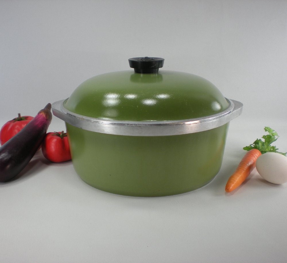 Club Aluminum Green 4 Qt Dutch Oven Cookware Pot by oldetymestore