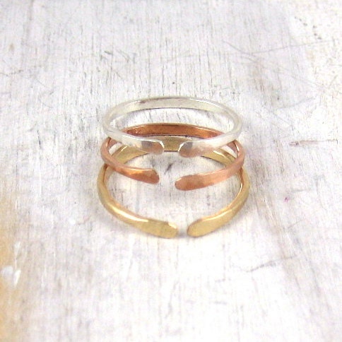 Set of 3 Open Ring