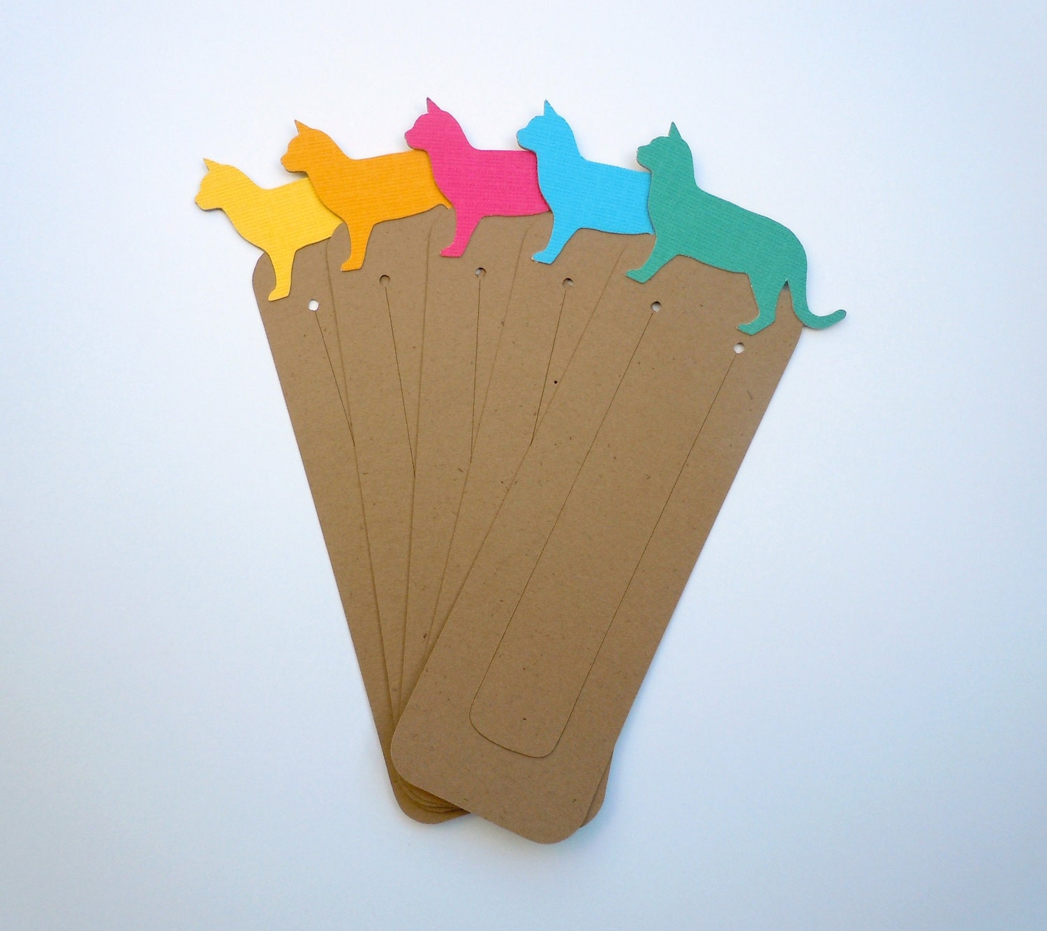 Cat Bookmarks - Set of 10