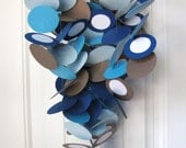 Baby Mobile in Soothing Blue - Crib Baby Mobile - Modern Baby Mobile