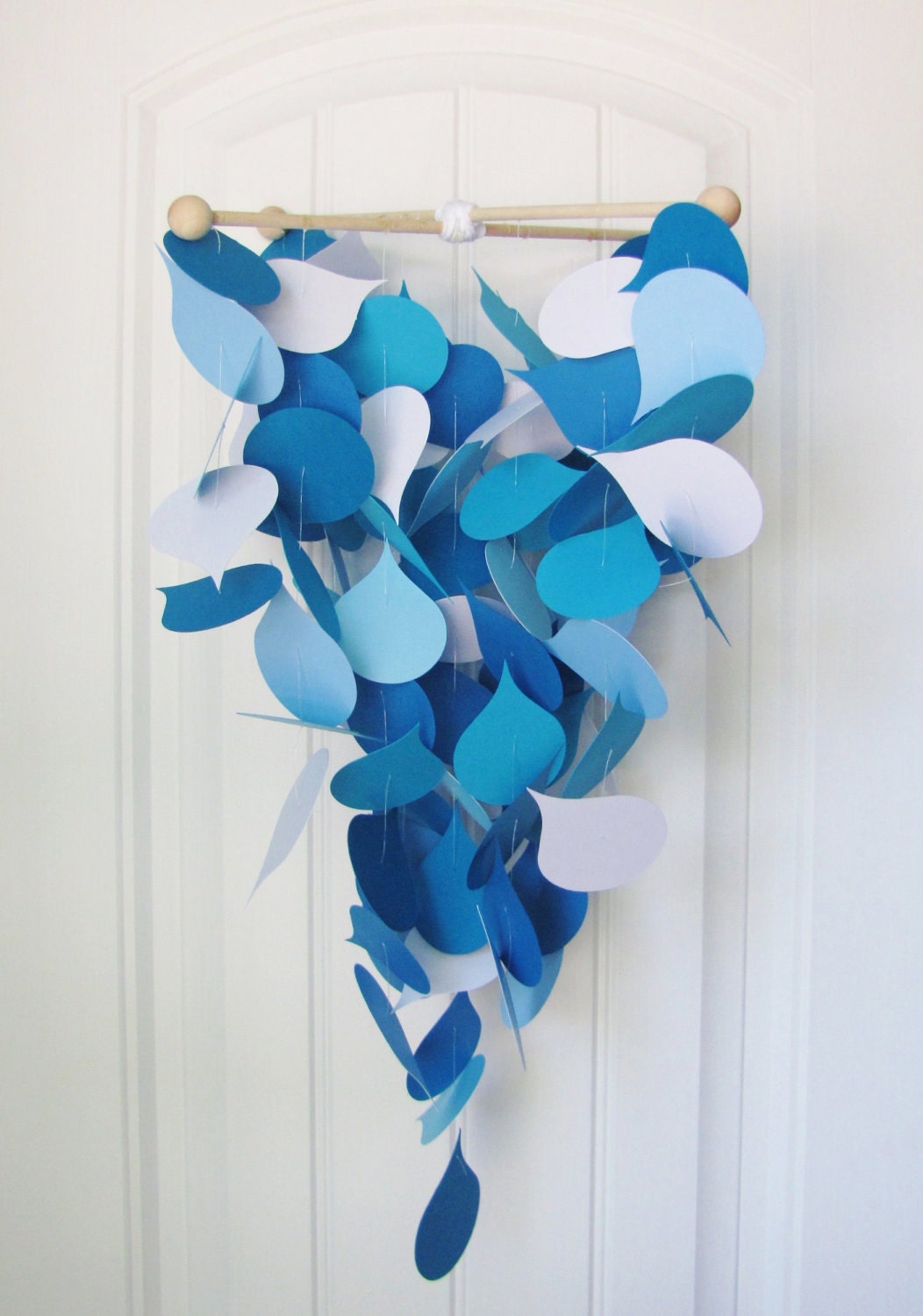 Baby Mobile in Splash - Crib Baby Mobile - Rain Baby Mobile