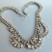 Kramer Vintage Rhinestone Necklace - Clear Rhinestone Kramer of New York
